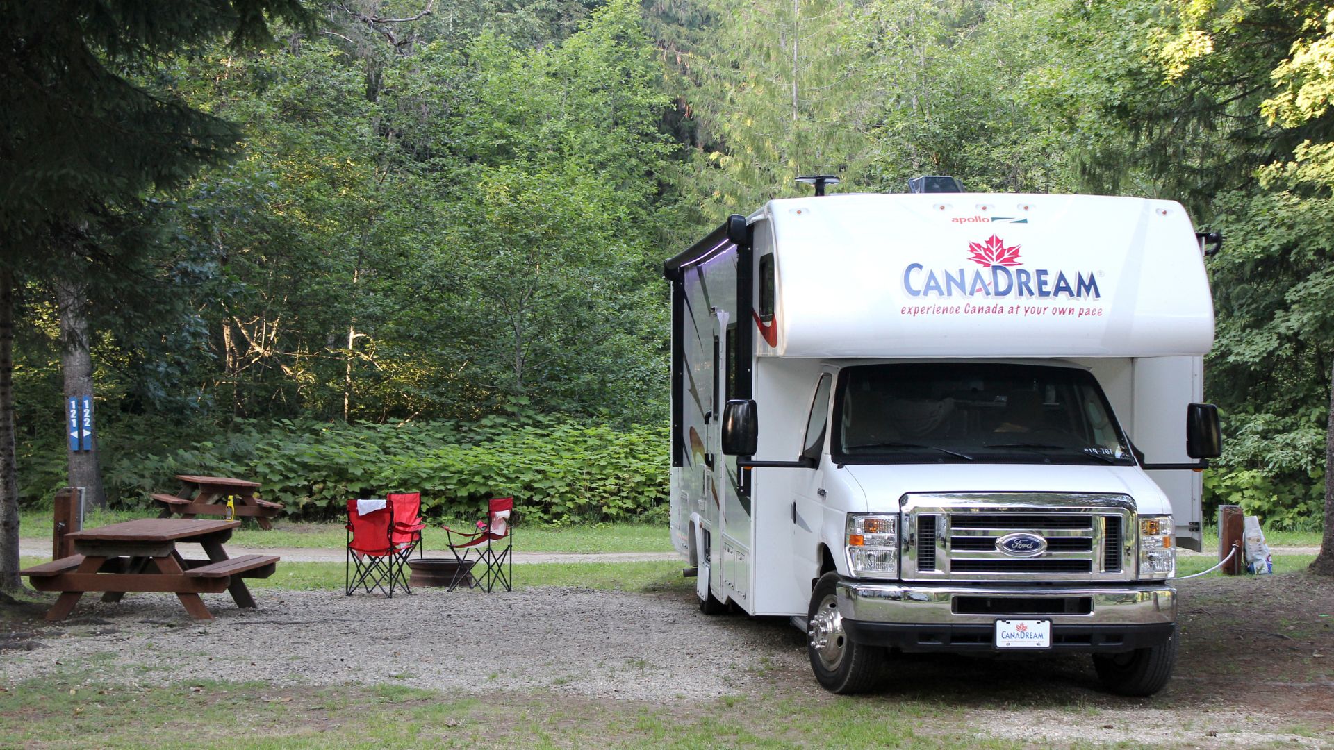 Camping in British Columbia, Canada