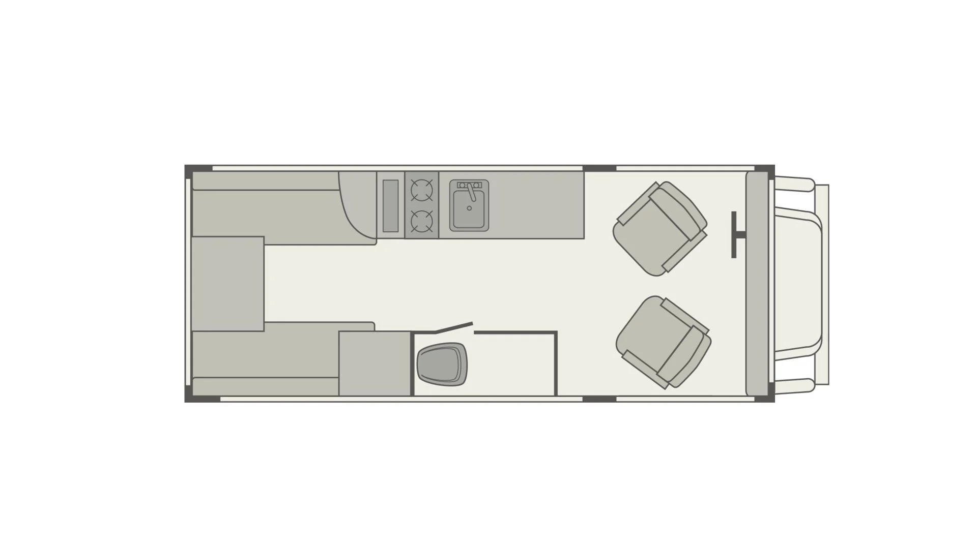 Owasco the Fox layout | Campers Canada