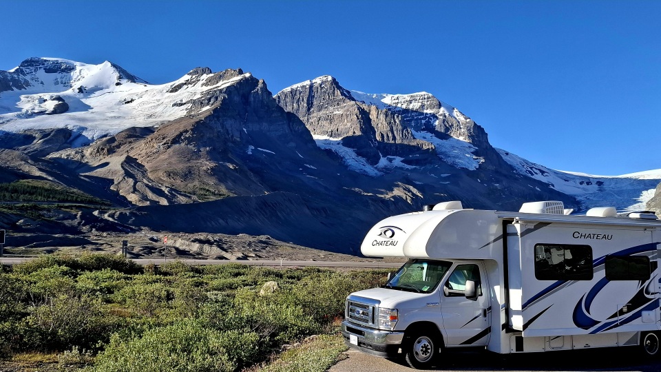 Athabasca Gletsjer Athabasca Gletsjer