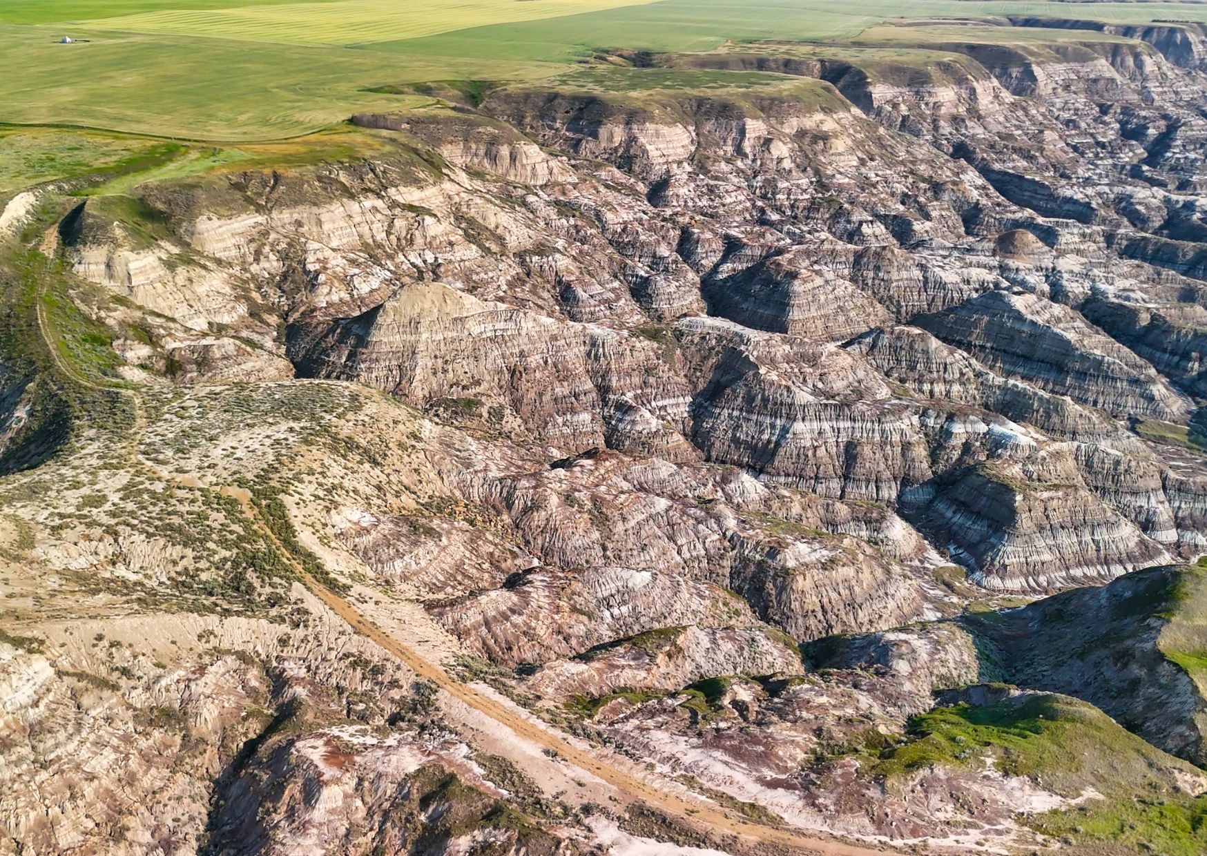 Drumheller Badlands uitzicht | Campers Canada