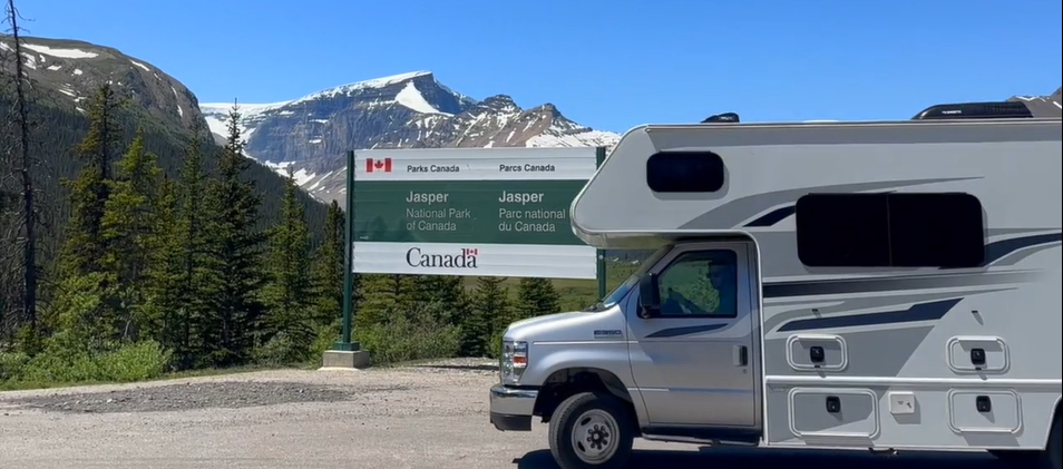Jasper met camper| Campers Canada